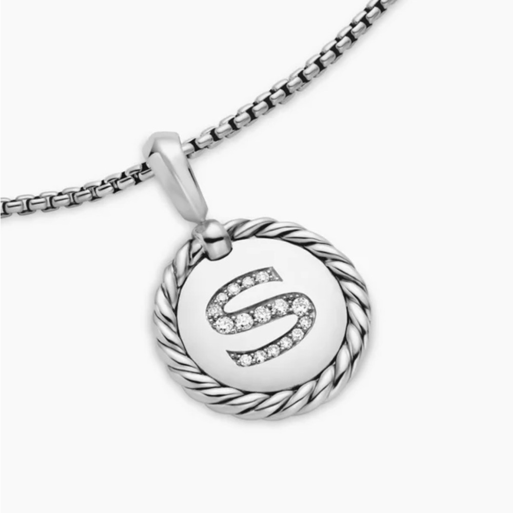 DAVID YURMAN Initial Charm Pendant